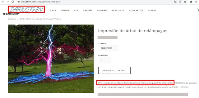 Imagen original. Foto: captura en web / Darius Twin. Imagen original. Foto: captura en web / Darius Twin.