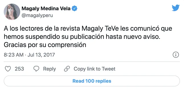 El fin de una era: Magaly Medina oficializa la suspensión de su revista en 2017