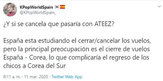 Preocupación por ATEEZ