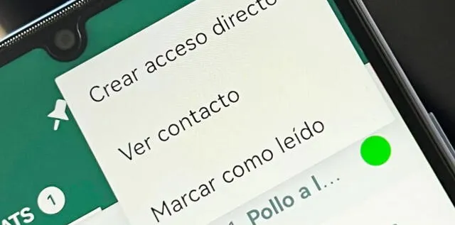 WhatsApp: ¿por qué aparece un punto verde en los chats de la app?
