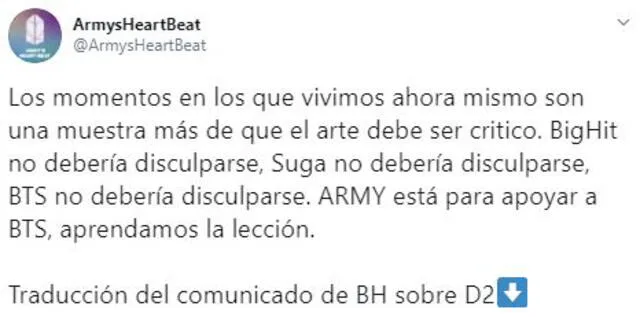 ARMY sobre "What do you think"