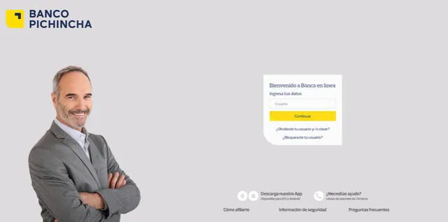  Obtener una cuenta digital ayudará a llevar de manera más ordenada sus finanzas Foto: captura de web Banco Pichincha    