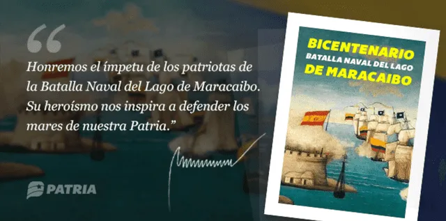 El Segundo Bono Especial se llamará 'Bicentenario Batalla Naval del Lago Maracaibo'. Foto: Patria   