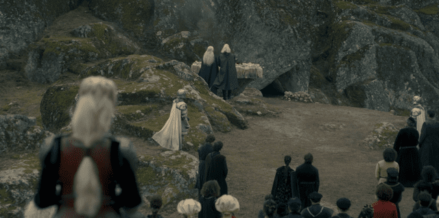 El funeral del bebé de Rhaenyra