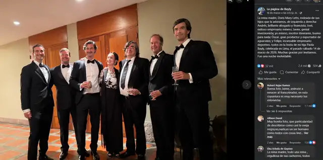 Jaime Bayly presentó a cinco de sus hermanos, quienes se destacan como prosperos empresarios. Foto: Facebook. Jaime Bayly presentó a cinco de sus hermanos, quienes se destacan como prosperos empresarios. Foto: Facebook.