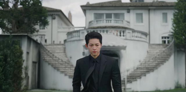 Song Joong Ki en el ep 1 de Vincenzo. Foto: tvN