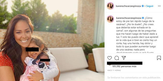 Karen Schwarz en Instagram