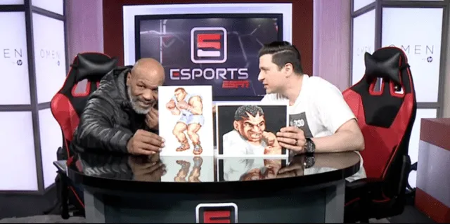 Mike Tyson y Balrog de Street Fighter