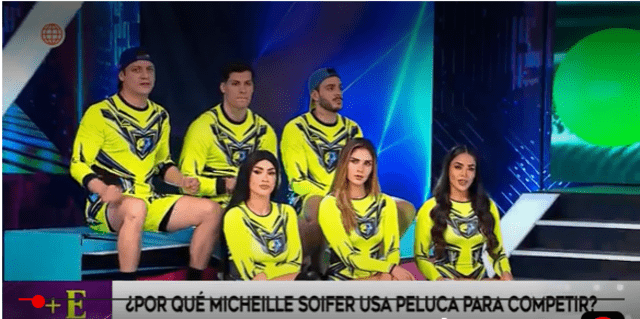 Michelle Soifer y el curioso motivo que la llevó a usar una peluca en 'Esto es Guerra'. Foto: América TV.   