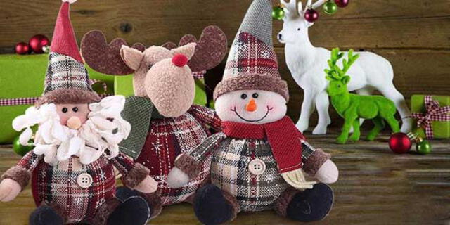 peluches navideños