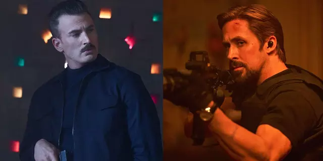 Ryan Gosling es el exagente de la CIA Court Gentry, el hombre gris que le da título a la cinta y que será perseguido por Chris Evans. Foto: composición/ Netflix.