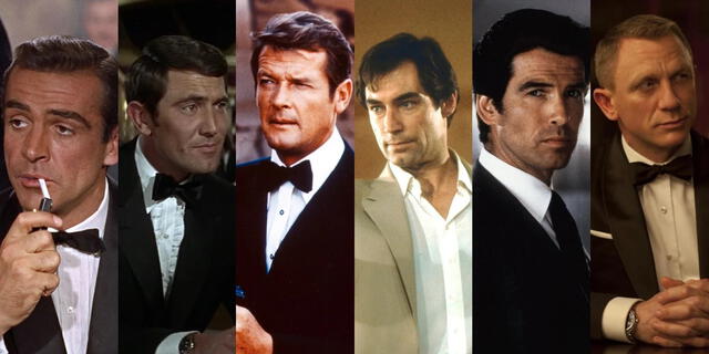 Los rostros más conocidos de 007