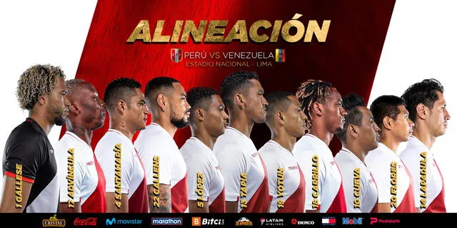 Perú se enfrenta a Venezuela a partir de las 8.00 p. m. Foto: Twitter Selección Peruana