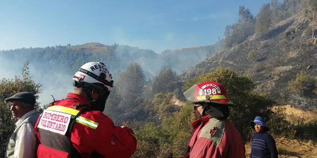 Junín: Bomberos atienden 19 incendios forestales [FOTOS]