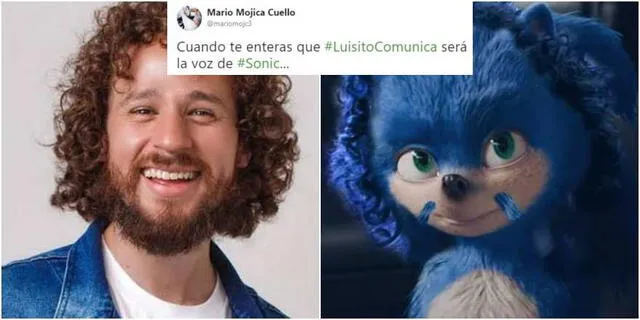 Los memes de Luisito Comunica por el doblaje de Sonic