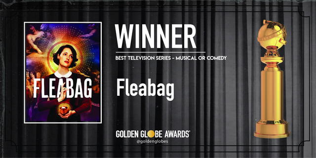 Fleabag ganadora a Mejor serie de TV - musical o comedia. Foto: Golden Globe