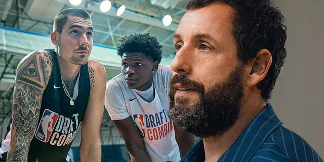 Hustle, garra, adam sandler, NBA. Foto: composición/ Netflix