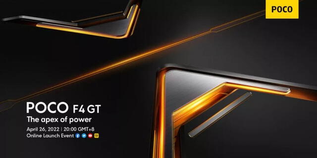 Xiaomi Poco F4 GT : Caracteristicas y especificaciones
