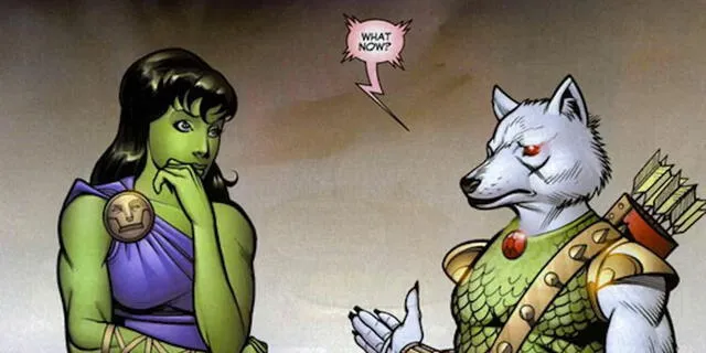 She-Hulk y Jonah Jameson III