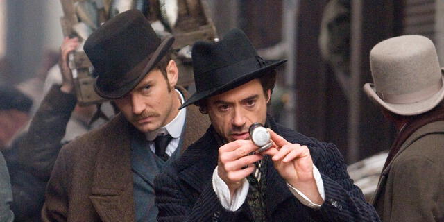 Robert Downey Jr. como Sherlock Holmes. Foto: Warner Bros.