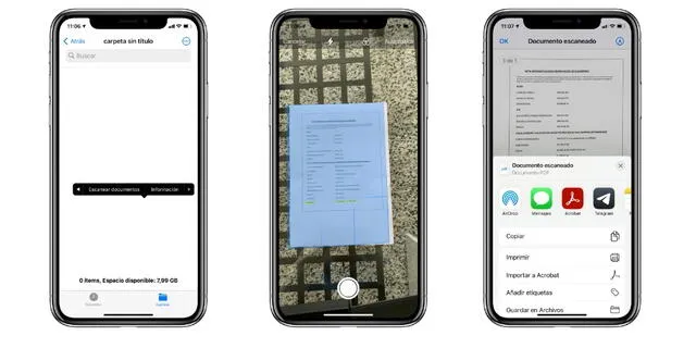 Cómo escanear documentos con tu iPhone sin descargar aplicaciones de terceros