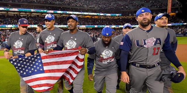 Estados Unidos es la vigente campeona del Clásico Mundial de Béisbol. Foto: MLB   