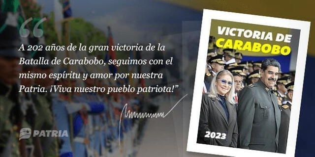 Bono especial de junio | Batalla de Carabobo | Venezuela