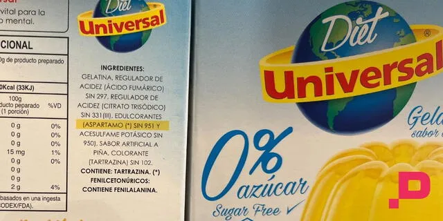  Esta es la forma de reconocer a este edulcorante. Foto: @saludconlupa/Twitter<br>  