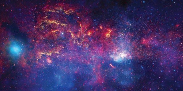  La imagen del Centro Galáctico utilizada como inspiración para la música. Foto: Rayos X: NASA/CXC/SAO    