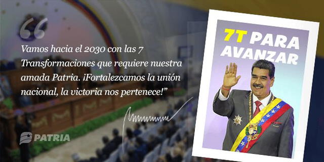 Bono 7 transformaciones para Avanzar | ¿Qué son las 7 Transformaciones para Avanzar rumbo al 2030 anunciado por Nicolás Maduro? | bono patria | segundo bono especial | enero 2024 | qué bono está cayendo | bono hoy