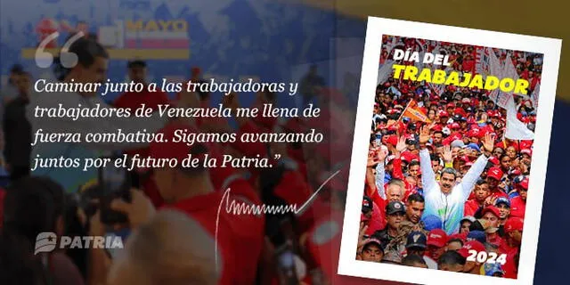 El 1 de mayo también se anunció un aumento al ingreso mínimo integral para los trabajadores de Venezuela. Foto: Bonos Protectores Social Al Pueblo   