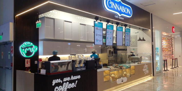 Cinnabon abrirá sus puertas en el Mall Aventura de San Juan de Lurigancho desde este jueves 9 de mayo. Foto: Perú Retail   
