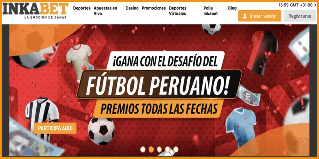 Inkabet promociones de fútbol    