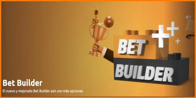 Opción de Bet Builder en Betano    