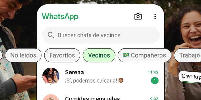  Así aparecerán las listas que creaste en WhatsApp Foto: Actualidad iPhone 