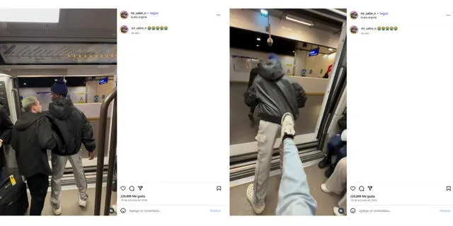 <em>Escenas del modelo original de la secuencia. Foto: captura de Instagram</em>   