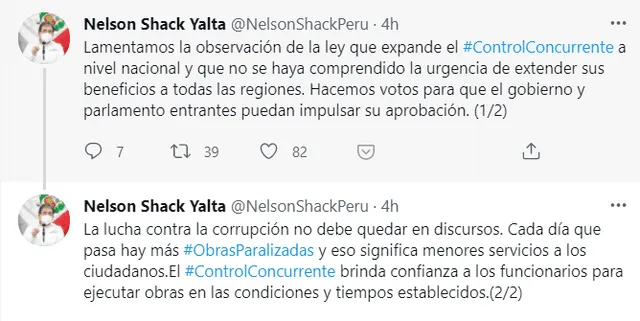 Nelson Shack. Foto: captura de Twitter