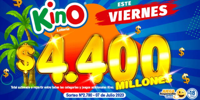 Kino Resultados del sorteo 2779 | Chile | 5 de julio