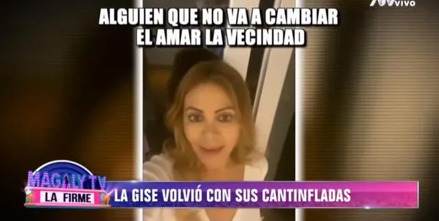 Gisela Valcárcel causó polémica por mensaje a raíz de coronavirus en el Perú.
