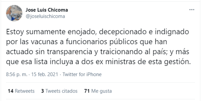 Tuit del ministro de Producción. Foto: captura de Twitter