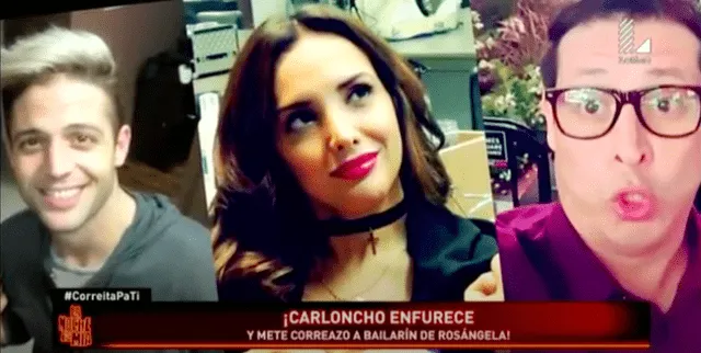 Carloncho tenía celos de Lucas con Rosángela Espinoza. Foto: La noche es mía 