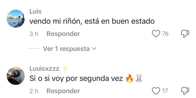 Algunos de los comentarios cómicos sobre el regreso de Bad Bunny Foto: Captura de pantalla Algunos de los comentarios cómicos sobre el regreso de Bad Bunny Foto: Captura de pantalla