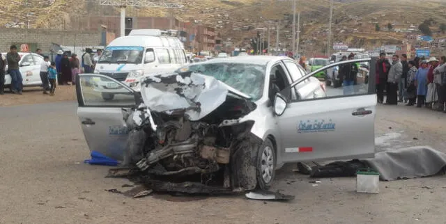 Accidente en carretera de Puno deja un muerto y ocho heridos [FOTOS] 