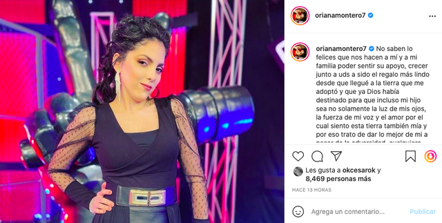 Oriana Montero: usuarios apoyan a la cantante tras sufrir error técnico en La voz Perú