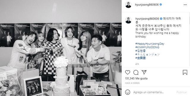 Kim Hyun Joong, Instagram