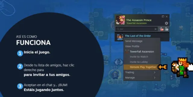 Steam Deck recibe Remote Play Together, la función para jugar con teléfonos, PC y tablets