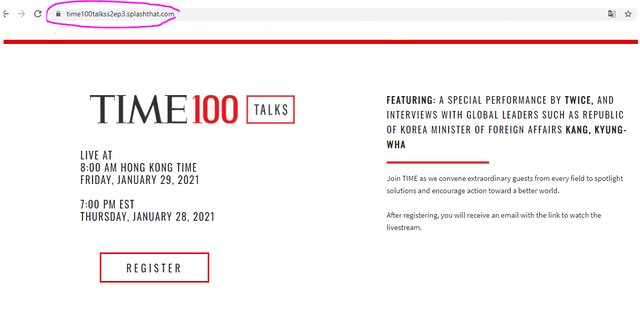 TWICE, TIME100 Talks, TIME