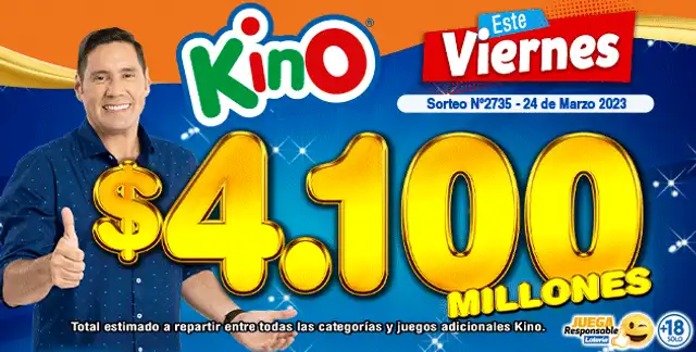 Revisa los resultados del Kino de hoy, 24 de marzo. Foto: Lotería de Concepción Revisa los resultados del Kino de hoy, 24 de marzo. Foto: Lotería de Concepción
