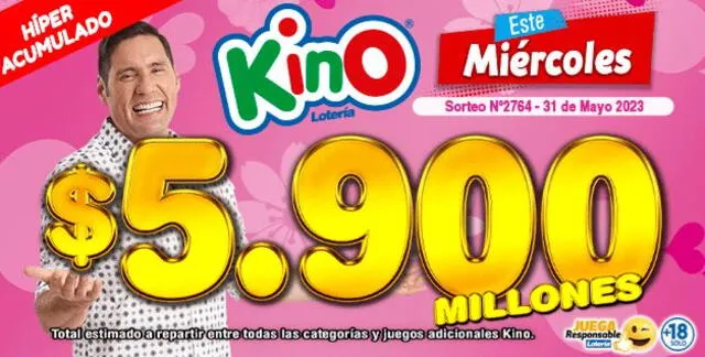 Kino Resultados del sorteo 2764| Chile