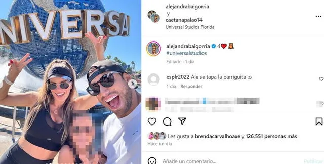  Alejandra Baigorria compartió curiosa publicación en redes. Foto: Instagram/Alejandra Baigorria   